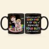 I Adore You And Love Every Part Of You, Personalized Mug, Gift For Couple, LGBT+ Couple