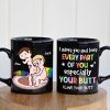 I Adore You And Love Every Part Of You, Personalized Mug, Gift For Couple, LGBT+ Couple