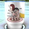 I Adore You Tumbler Cup With Romantic Couple - Personalized Gifts For Wife, Girlfriend