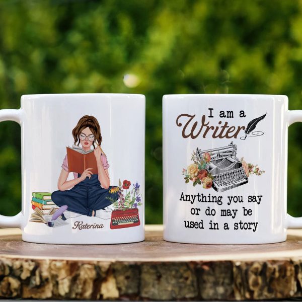 I Am A Writer - Personalized White Mug