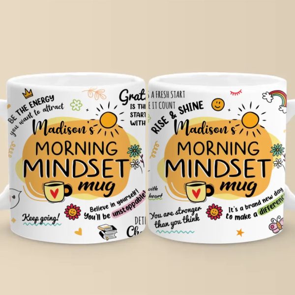 I Am Enough, Exactly As I Am Self-Love - Friend Personalized Custom Mug - Christmas Gift For Best Friends, Family Members, Coworkers, Yourself