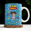 I Am Enough, I Am Kind, Embrace Your Uniqueness - Personalized Custom Coffee Mug - KID327_MG