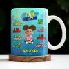 I Am Enough, Kind, Smart, Brave, Strong, Unique, Loved - Personalized Custom Coffee Mug - KID406_MG