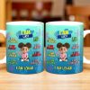 I Am Enough, Kind, Smart, Brave, Strong, Unique, Loved - Personalized Custom Coffee Mug - KID406_MG