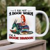 I Am Not A Book Worm, Gift For Book Lover, Personalized Mug, Book Dragon Coffee Mug