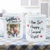 I Am So Happy I Swiped Right Couples - Personalized Mug