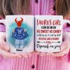 I Can Be Mean As Sweet As Candy - Personalized White Mug - Gift For Zodiac Girl