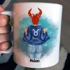 I Can Be Mean As Sweet As Candy - Personalized White Mug - Gift For Zodiac Girl