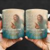 I Can Do All Things Through Christ Who Strengthens Me, Religious Image and Hands - Personalized Custom Coffee Mug - FTH049_MG
