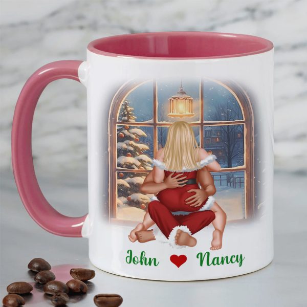 I Can Get You On The Naughty List, Personalized Accent Mug, Christmas Gift For Couple, Xmas Mug