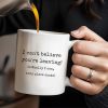 I Can't Believe You're Leaving This Place Sucks - Personalized Custom Coffee Mug - COL067_MG