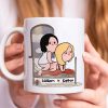 I Can't Stop Thinkin' About Doin You Doggy, Personalized White Mug, Naughty Couple, Gift For Couple