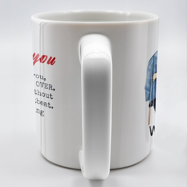I Choose You Over and Over, Elderly Couple Design - Personalized Custom Coffee Mug - CPL189_MG