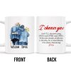 I Choose You Over and Over, Elderly Couple Design - Personalized Custom Coffee Mug - CPL189_MG