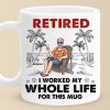 I Deserve This Mug - Personalized Custom Mug - Appreciation, Retirement Gift For Coworkers, Work Friends, Colleagues