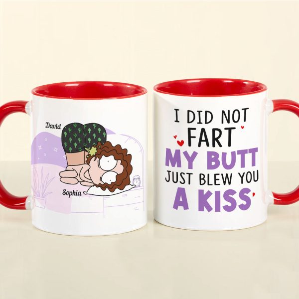 I Did Not Fart-Gift For Couple-Personalized Wine Tumbler- Funny Couple Wine Tumbler