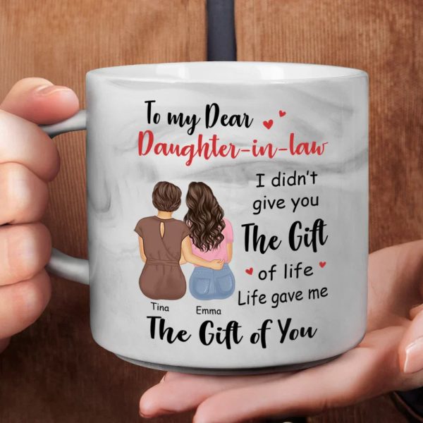 I Didn't Gift You The Gift - Personalized Marble Mug