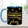 I F*cking Love You - Personalized Accent Mug - Gift For Couples NL122