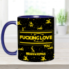 I F*cking Love You - Personalized Accent Mug - Gift For Couples NL122