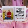 I Follow My Heart And It Leads Me To You - Gift For Couples, Personalized Mug
