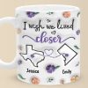I Found A Sister By Heart - Bestie Personalized Custom 3D Inflated Effect Printed Mug - New Arrival, Gift For Best Friends, BFF, Sisters AMZ