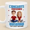 I Found My Missing Piece In You - Couple Personalized Custom Mug - Gift For Husband Wife, Anniversary