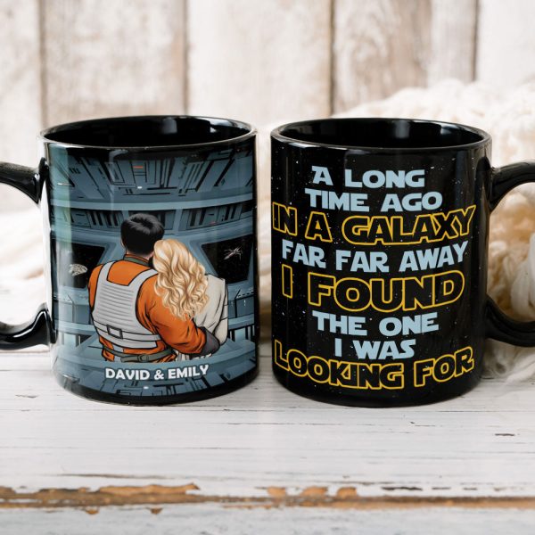 I Found The One I Was Looking For, Personalized Couple Mug, Anniversary Gift Idea, Gift For Him, Gift For Her, Couple Gift 01QHTI300623HH