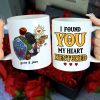 I Found You My Heart Restored, Gift For Couple, Personalized Mug, Couple Hugging Mug 02HUHN290623HH