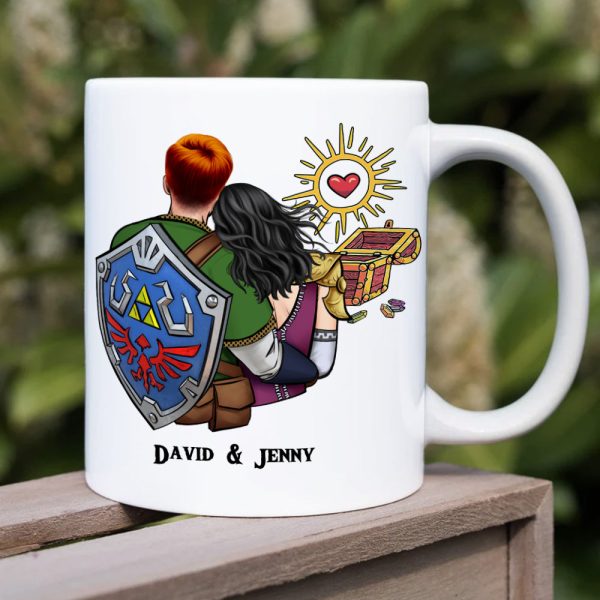 I Found You My Heart Restored, Gift For Couple, Personalized Mug, Couple Hugging Mug 02HUHN290623HH