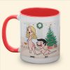 I Have A Dirty Mind And You're Running Throung It, Personalized Naughty Accent Mug, Chistmas Gift For Couple