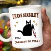 I Have Stability Ability To Stab With Cartoon Duck - Personalized Custom Coffee Mug - COL042_MG