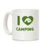 I Heart Camping Coffee Mug