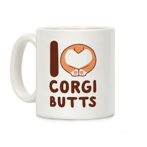 I Heart Corgi Butts Coffee Mug