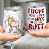 I Hope Your Day Is As Nice As My Butt-Personalized Coffee Mug-Gift For Couple- Funny Couple Mug