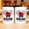 I Hope Your Day Is As Nice As Your Butt I Love You Mug - Personalized Custom Coffee Mug - CPL285_MG