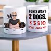 I Just Want 2 Dogs...Don't Judge Me Personalized Mug, Gift For Dog Lover