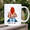 I Just Want To Be Happy, Gift For Couple, Personalized Mug, Funny Couple Mug, Couple Gift