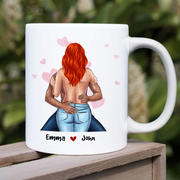 I Just Want To Be Happy, Gift For Couple, Personalized Mug, Funny Couple Mug, Couple Gift