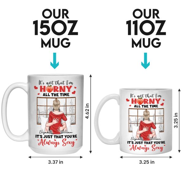 I Just Want To Be With You - Couple Personalized Custom Mug - Gift For Husband Wife, Anniversary