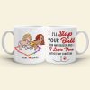 I Just Want To Slap Your Butt For Any Reason, Funny Personalized Couple Coffee Mug, Gift For Him/Her