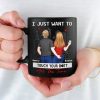 I Just Want To Touch You All The Time - Couple Personalized Custom Black Mug - Gift For Husband Wife, Anniversary