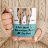 I Just Want To Touch Your Butt All The Time, Couple and Heart Design - Personalized Custom Coffee Mug - CPL1157_MG