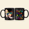 I Just Want To Touch Your Butt- Gift For Couple- Personalized Coffee Mug- Funny Couple