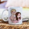 I Just Want You To Be Happy-Personalized Coffee Mug- Gift For Couple- Funny Couple Coffee Mug