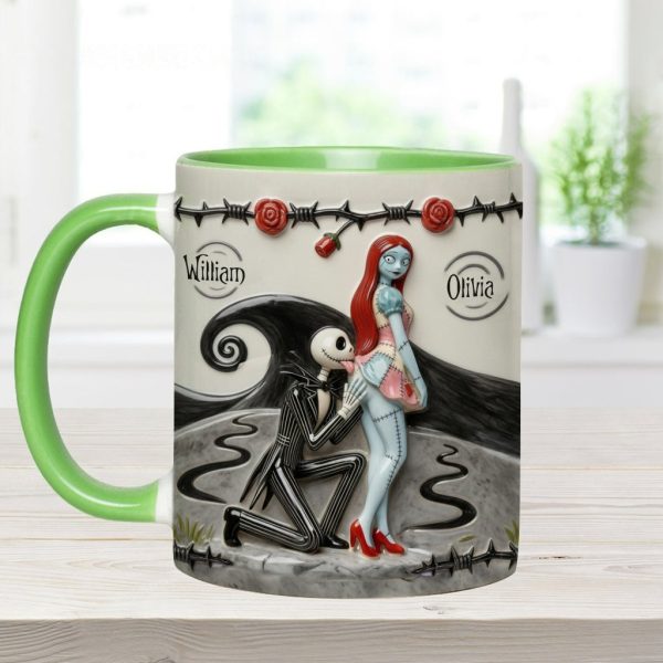 I Licked It So It's Mine - Personalized Accent Mug - Gift For Couple, Christmas, Valentine HH01