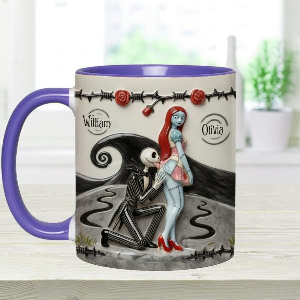 I Licked It So It's Mine - Personalized Accent Mug - Gift For Couple, Christmas, Valentine HH01