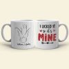 I Licked It So It's Mine Personalized Naughty Couple Tumbler, Gift For Couple