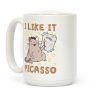 I Like It Picasso Cat Parody Coffee Mug