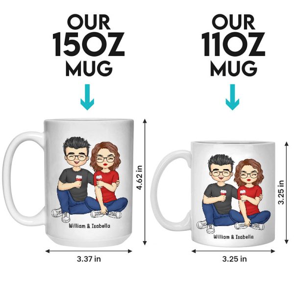 I Like You A Lot More Than I Had Originally Planned - Couple Personalized Custom Mug - Gift For Husband Wife, Anniversary