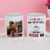 I Like You How I Like My Coffee Constantly Inside Me - Upload Image, Gift For Couples - Personalized Mug